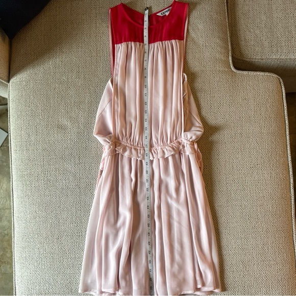Express Women’s Red/pink Color Block Sleeveless Dress Size S - Picture 11 of 11